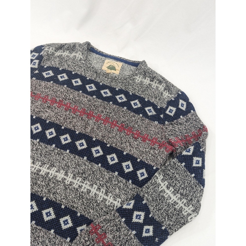 URBAN OUTFITTERS O'Hanlon Mills Wool Cotton Blend‎ Gray Pullover  Sweater Sz Med